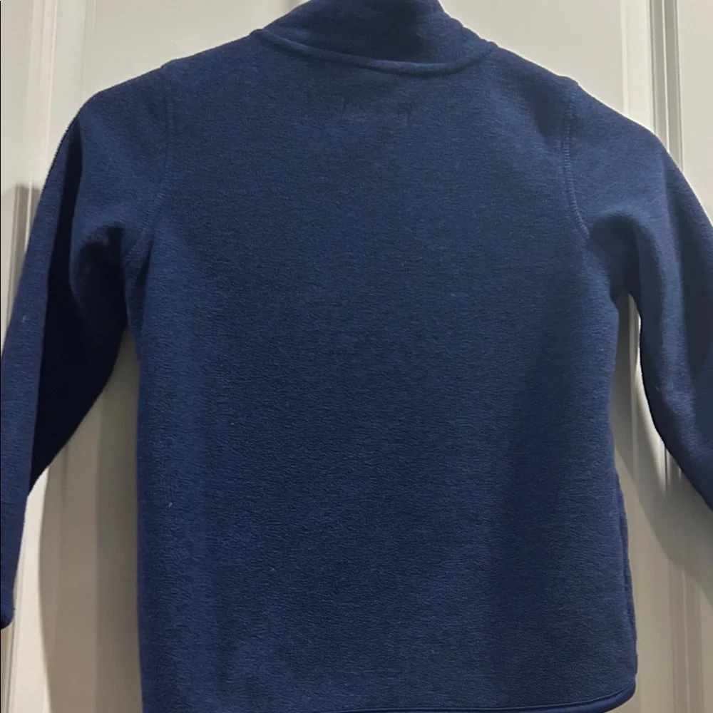 32 Degrees Heat kids Fleece Sherpa lined ZipUp Jacket pockets Size XS (5/6) blue